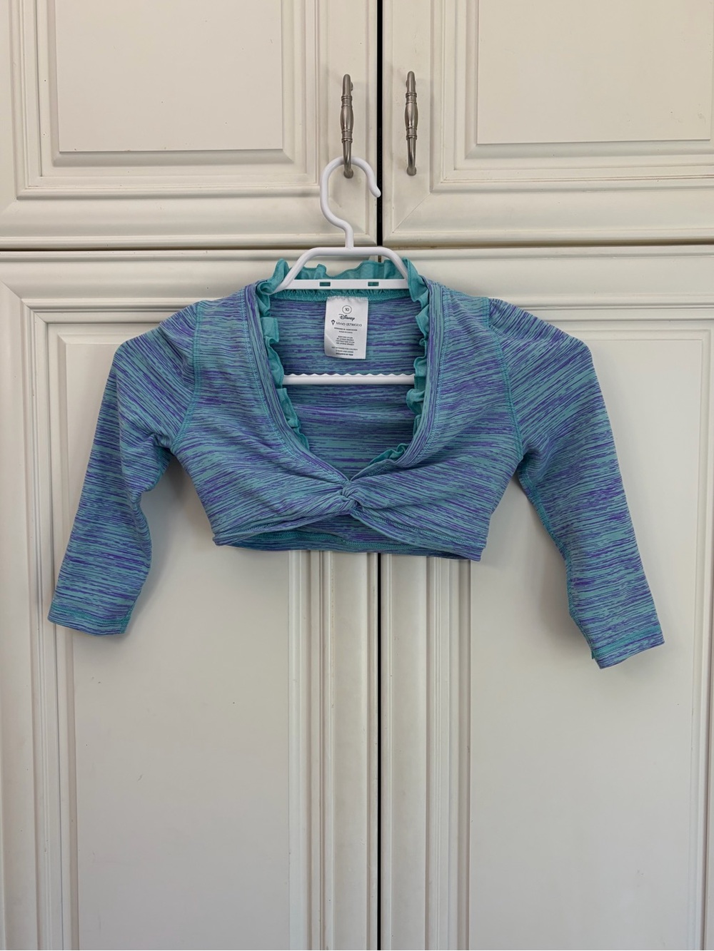 Ivivva Disney girl’s long sleeve reversible crop shirt